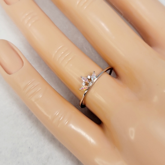 Sterling Silver Aurora Stack Ring - Picture 7 of 16